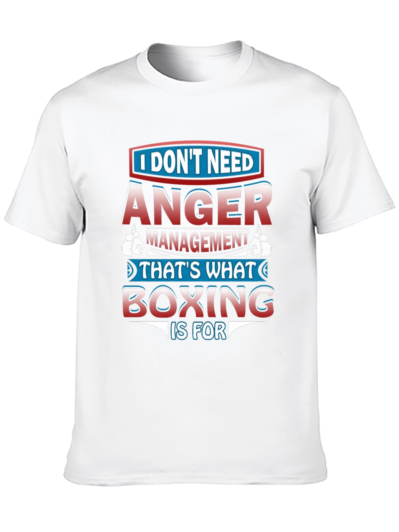 Anger Management Boxing Graphic T-Shirt