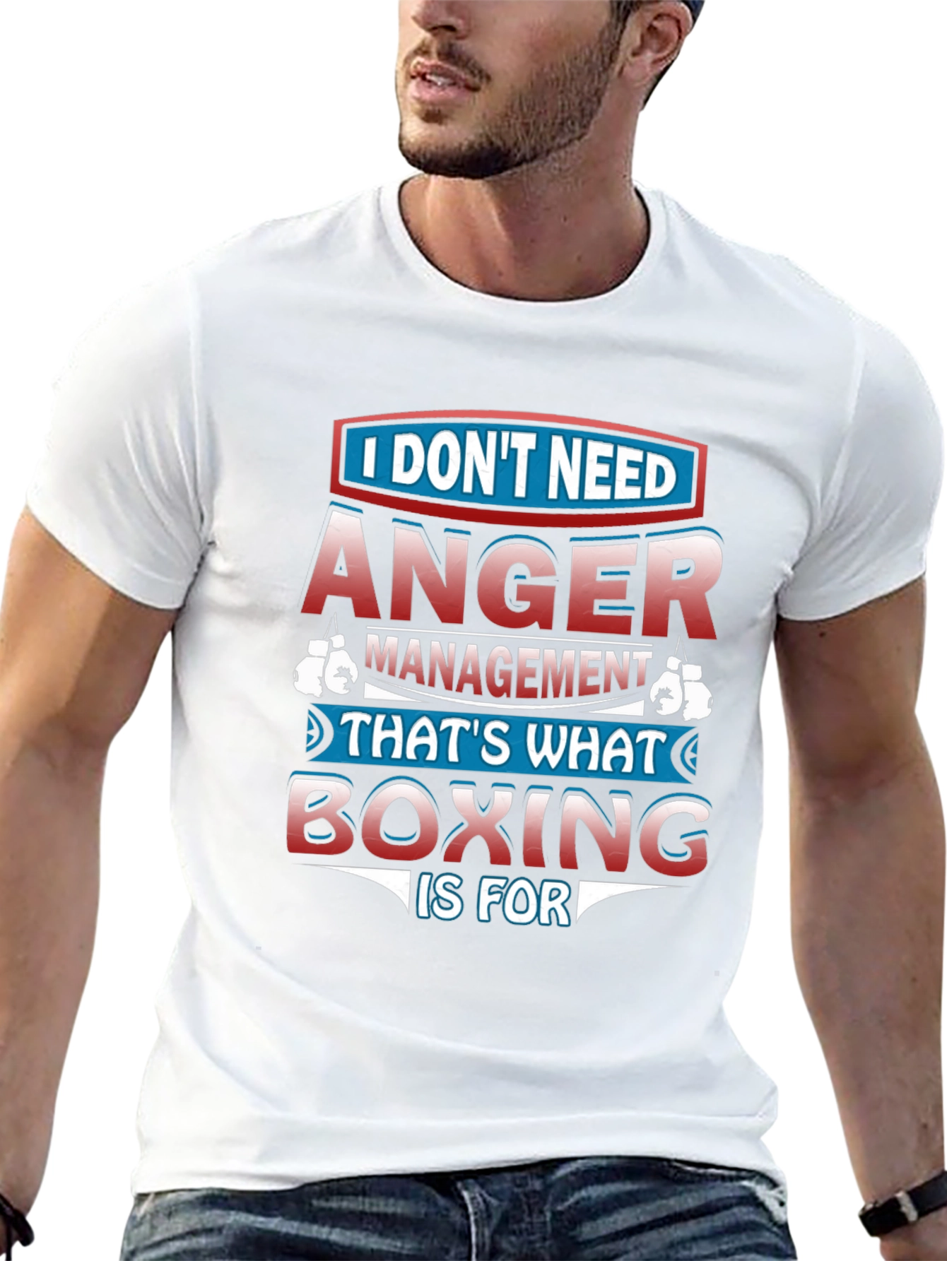 Anger Management Boxing Graphic T-Shirt