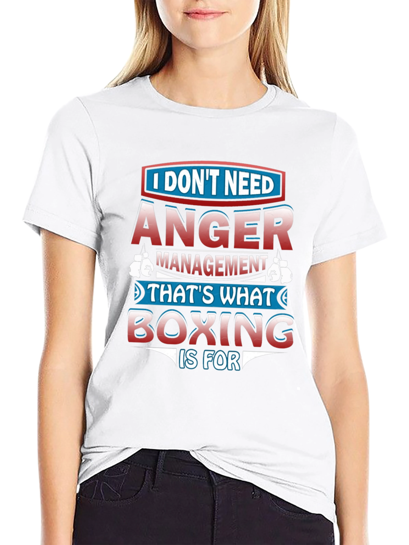 Anger Management Boxing Graphic T-Shirt