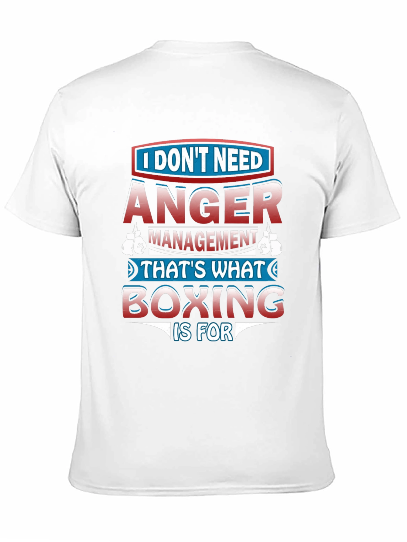 Anger Management Boxing Graphic T-Shirt