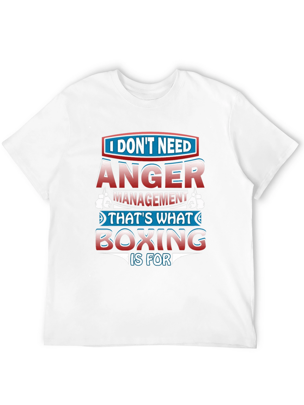 Anger Management Boxing Graphic T-Shirt