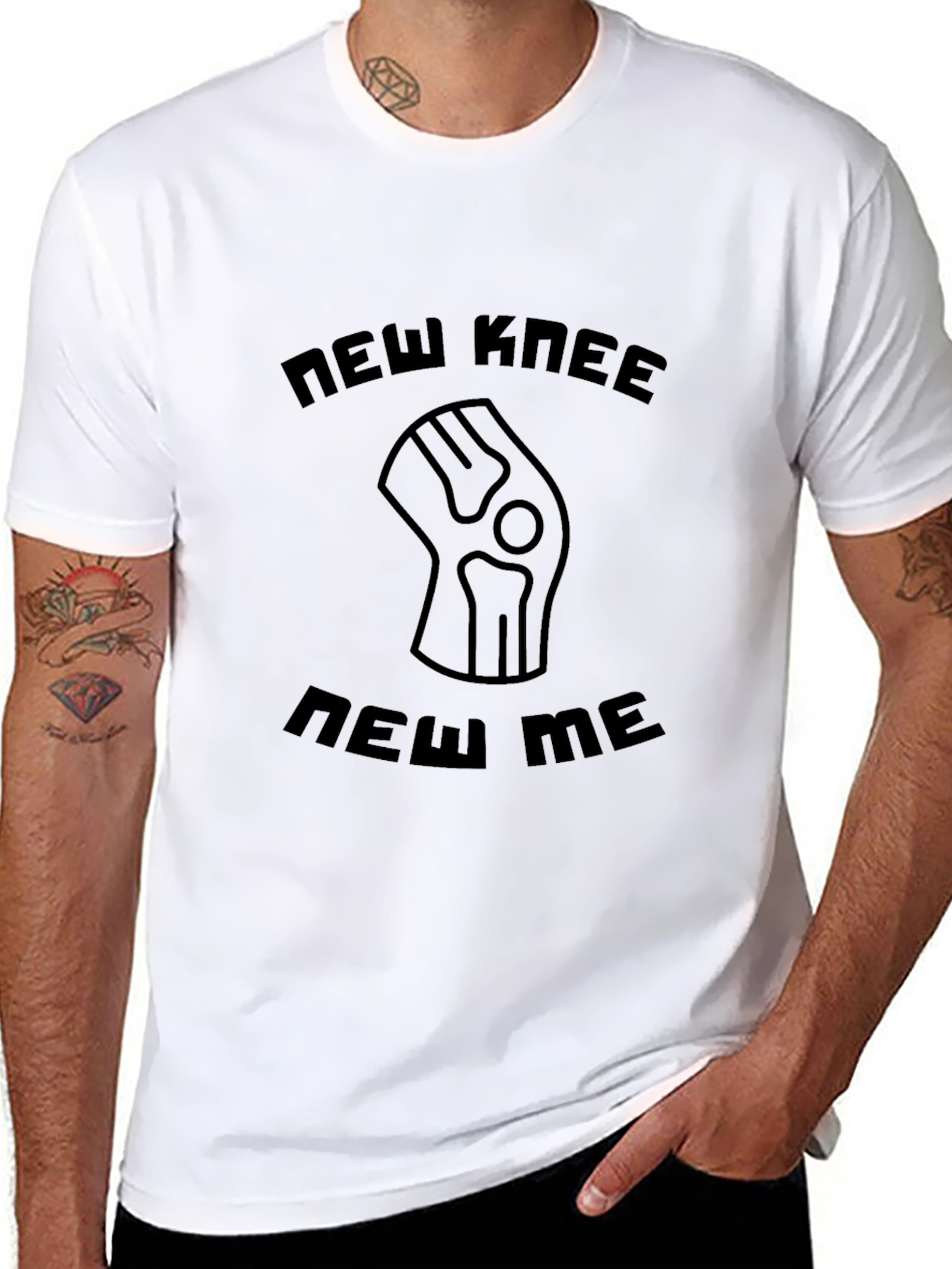 New Knee New Me Graphic T-Shirt