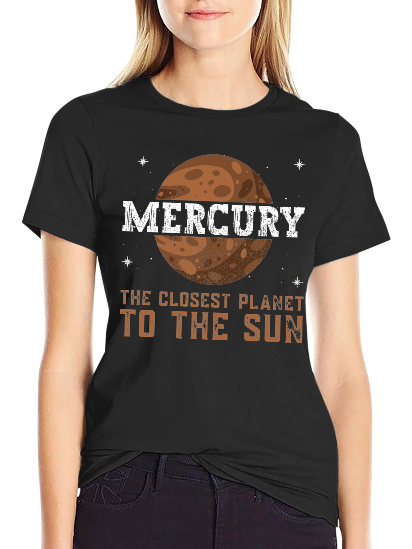 Mercury Planet T-Shirt Closest to the Sun Tee Astronomy Lover Gift