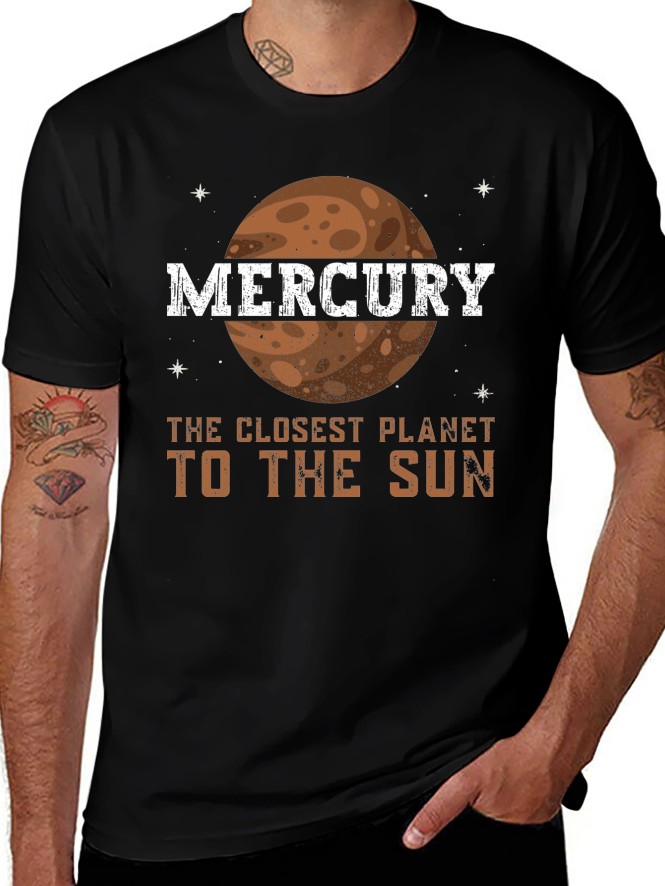 Mercury Planet T-Shirt Closest to the Sun Tee Astronomy Lover Gift