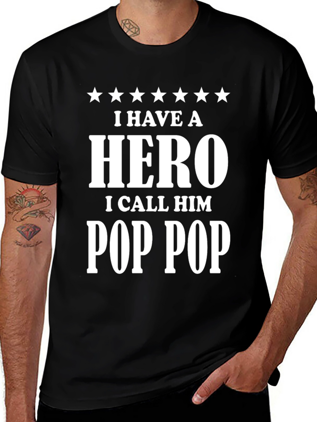 I Have a Hero Pop Pop T-Shirt