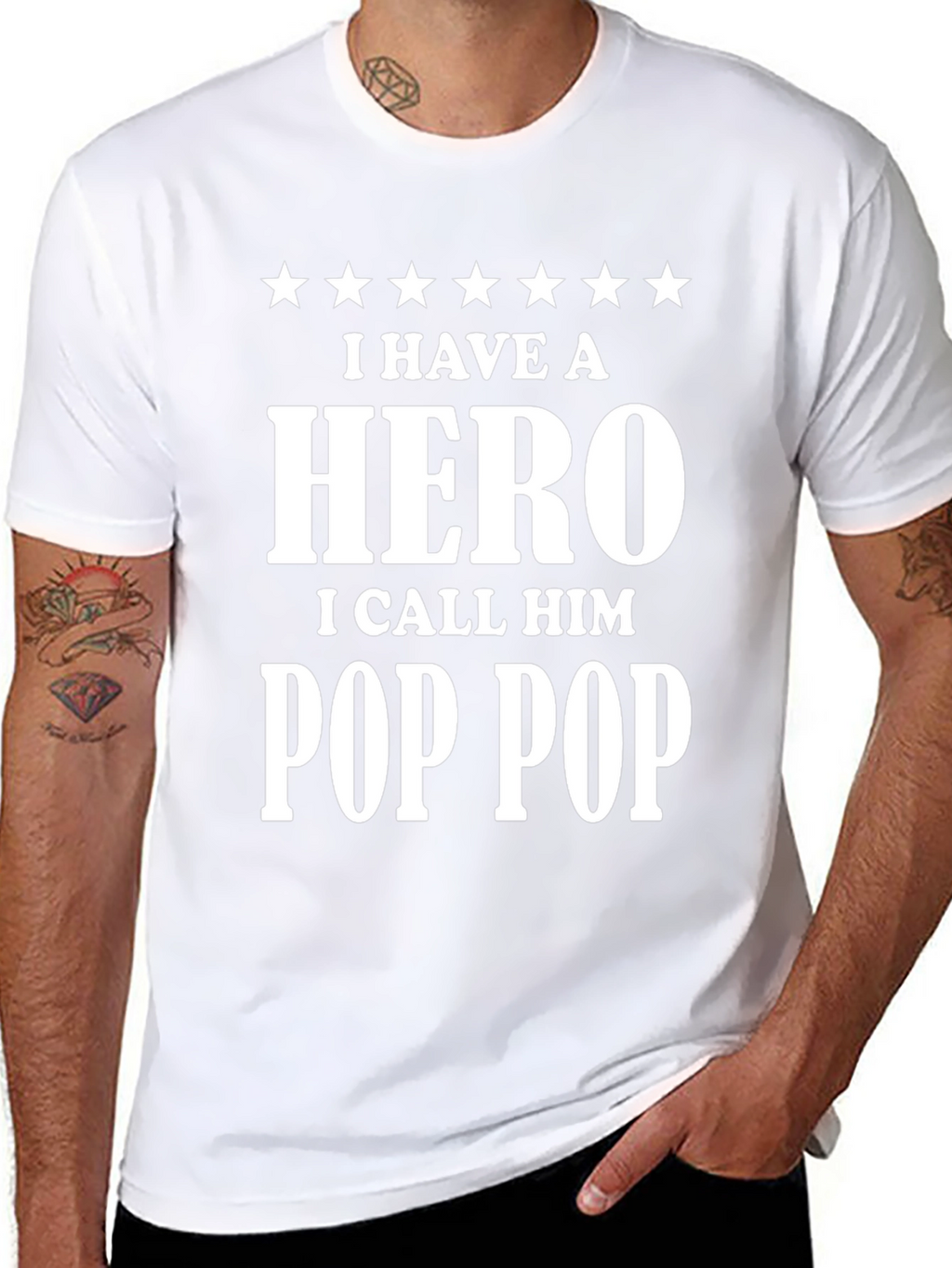 I Have a Hero Pop Pop T-Shirt