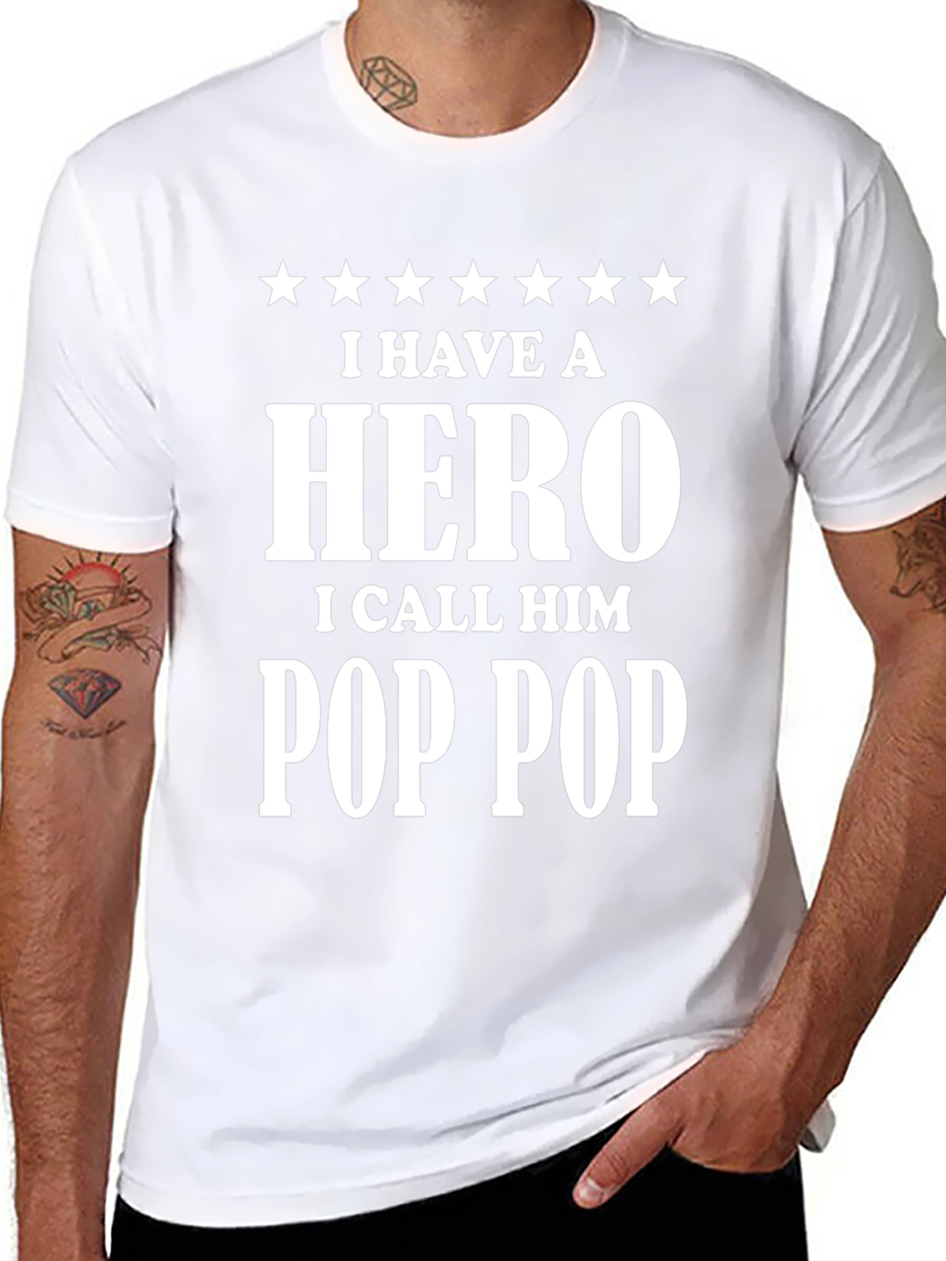 I Have a Hero Pop Pop T-Shirt