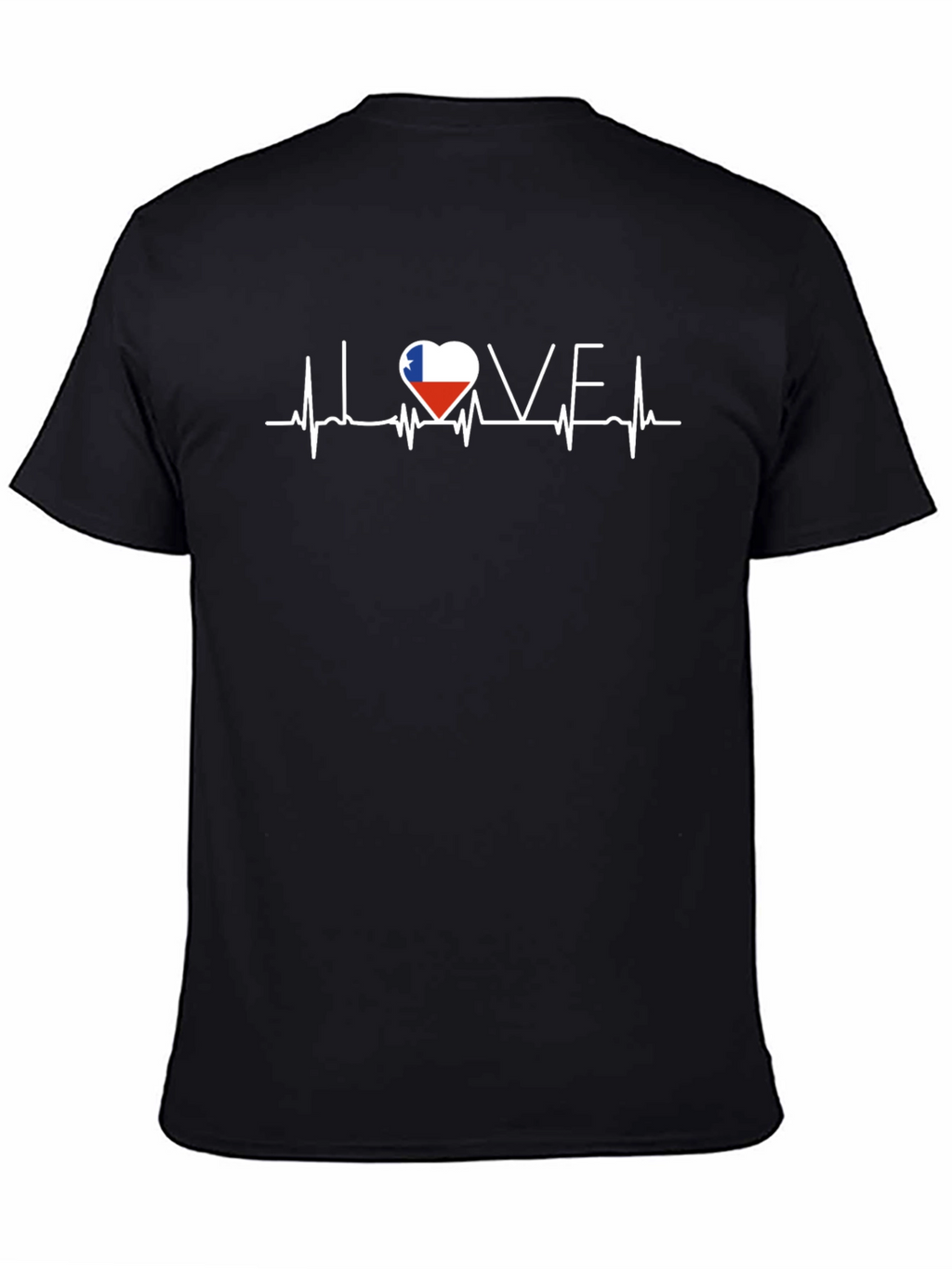 Love Texas Heartbeat Graphic Tee - Black