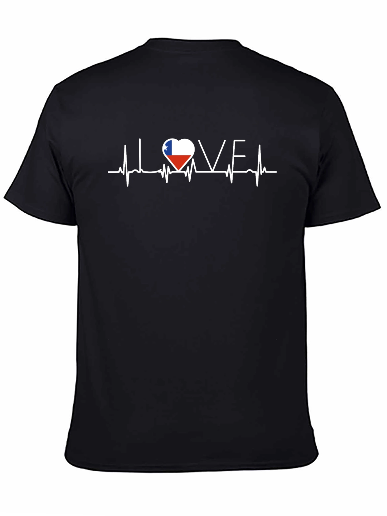 Love Texas Heartbeat Graphic Tee - Black