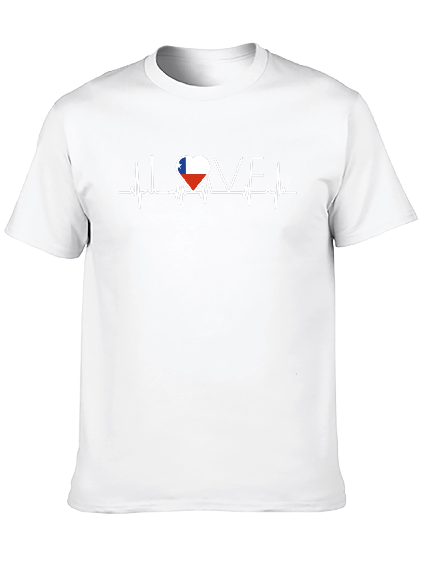 Love Texas Heartbeat Graphic Tee - Black