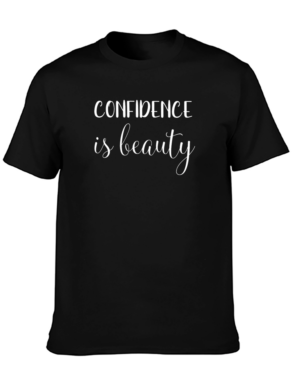 Confidence Is Beauty Black T-Shirt