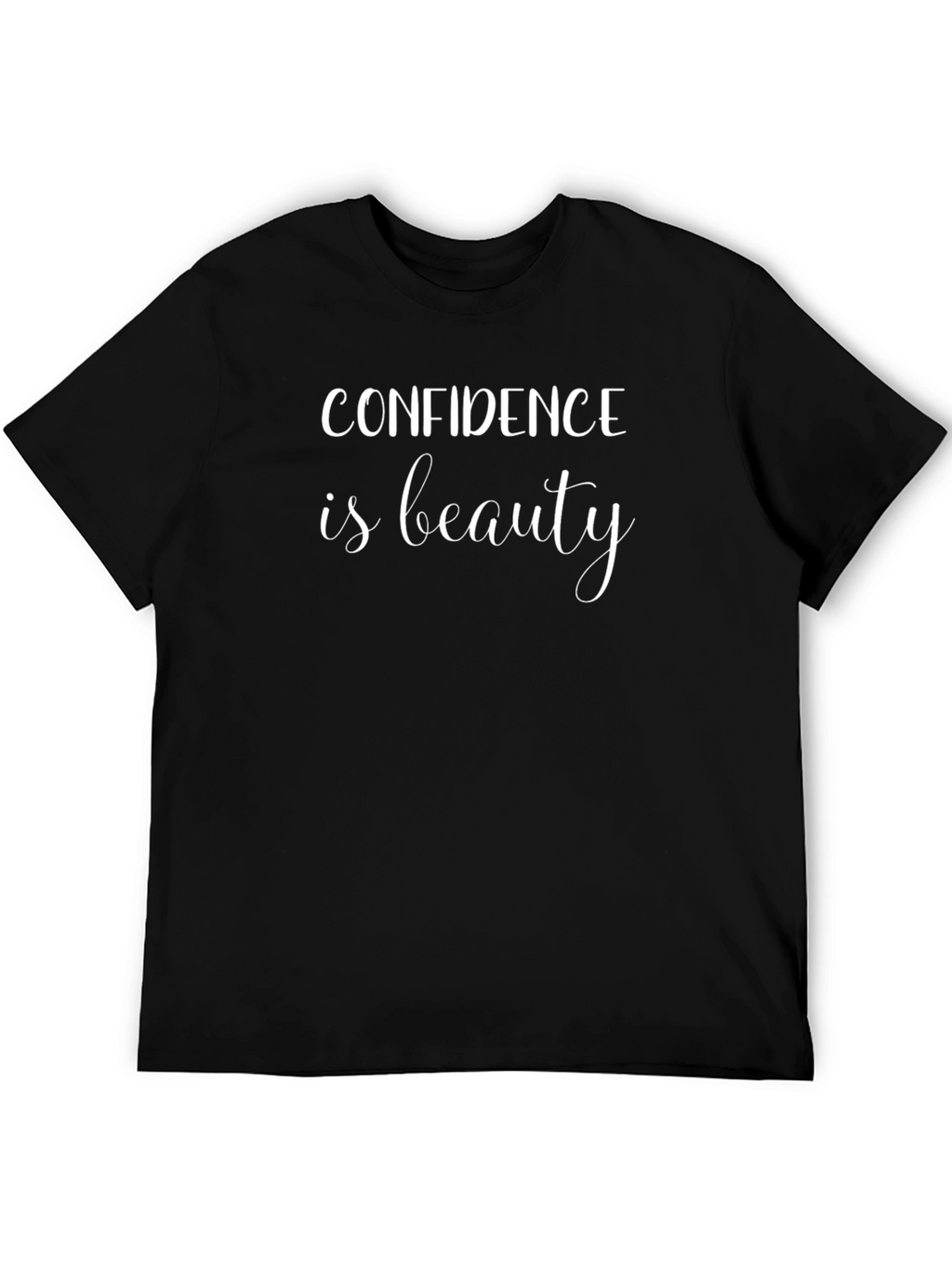 Confidence Is Beauty Black T-Shirt