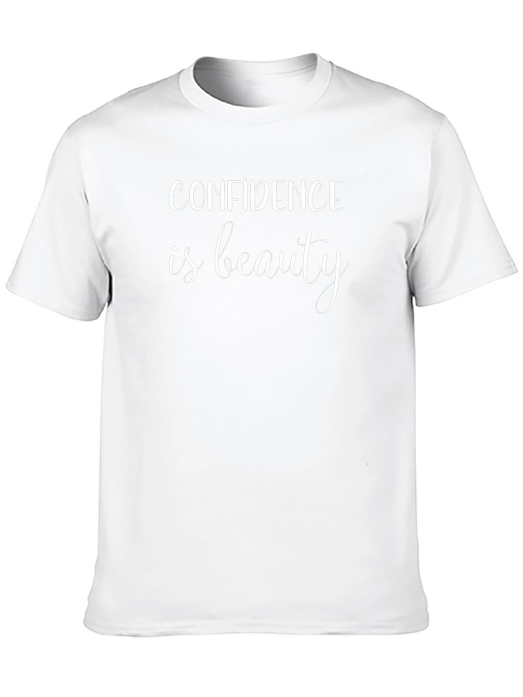 Confidence Is Beauty Black T-Shirt