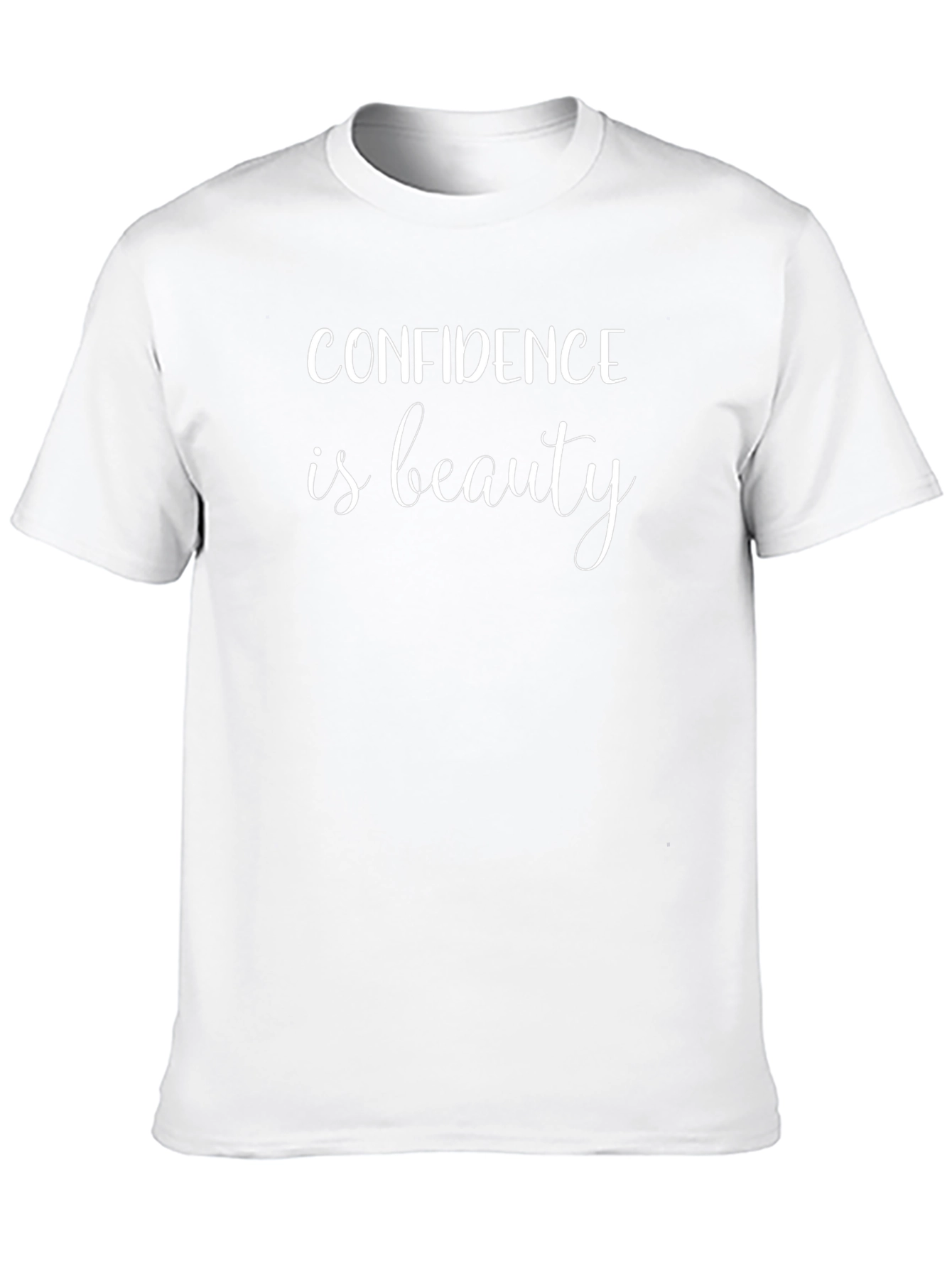 Confidence Is Beauty Black T-Shirt