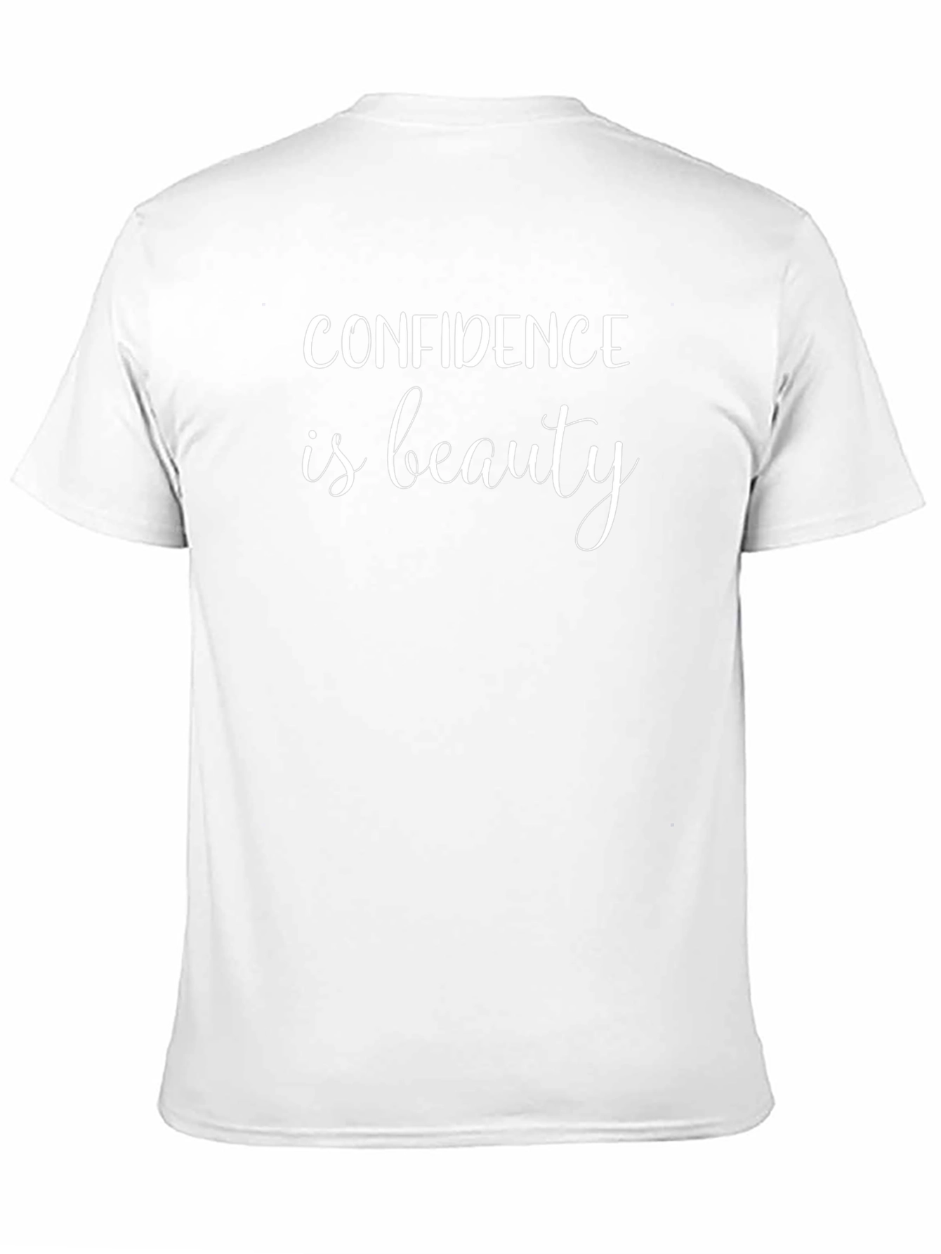 Confidence Is Beauty Black T-Shirt