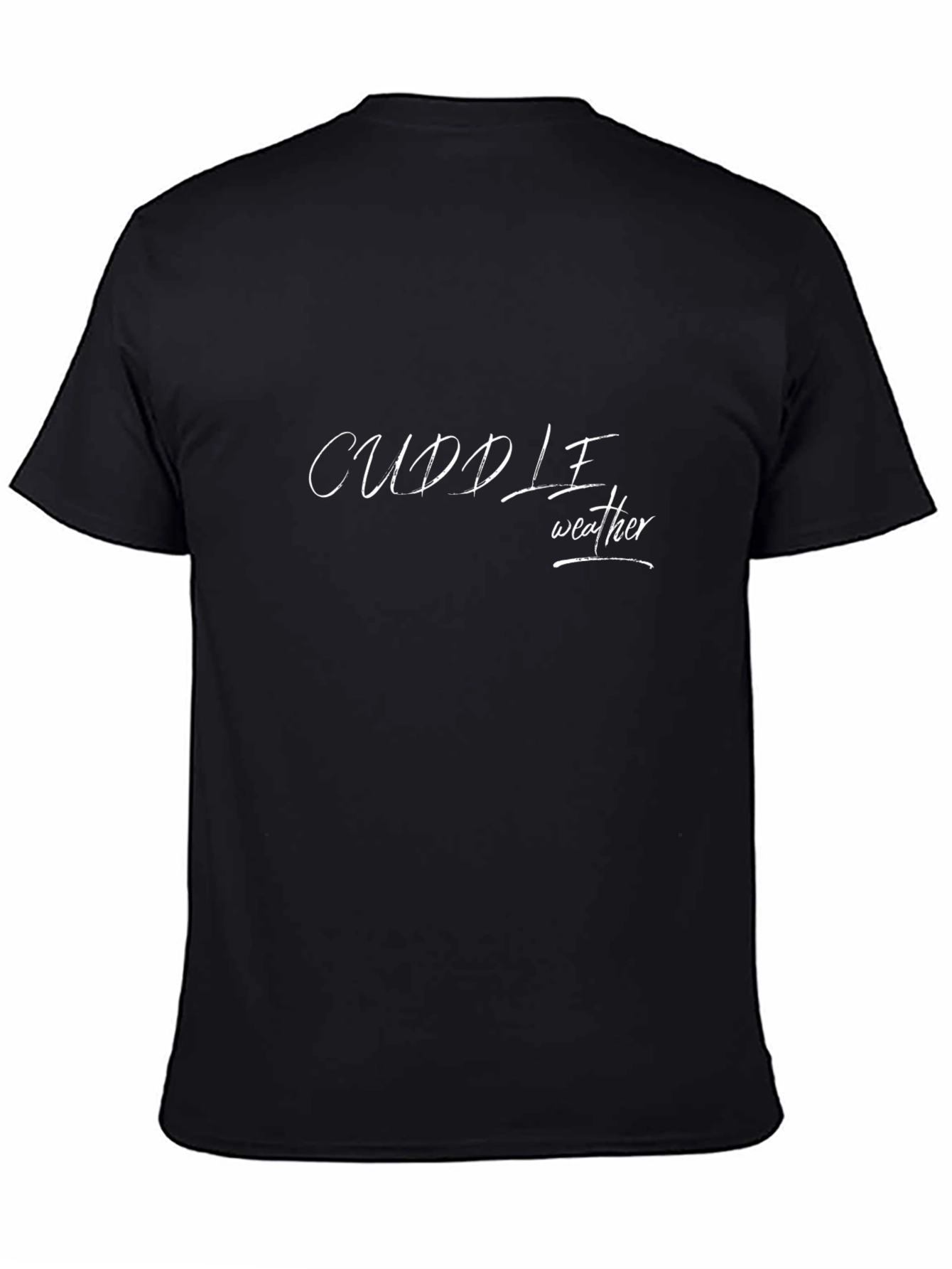 Cuddle Weather Black T-Shirt