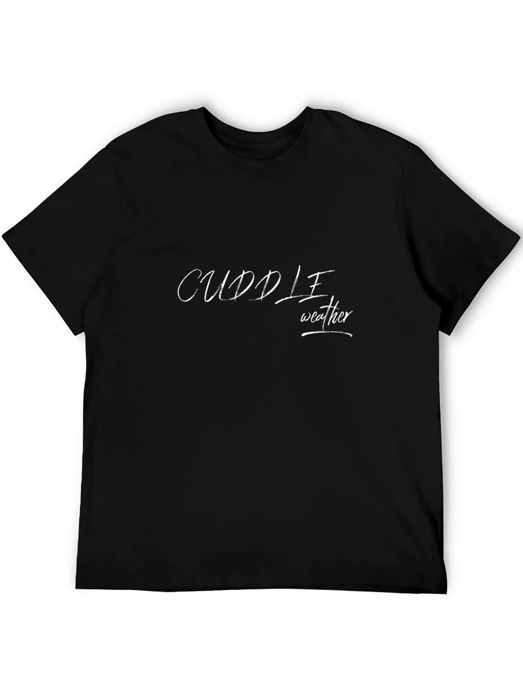 Cuddle Weather Black T-Shirt