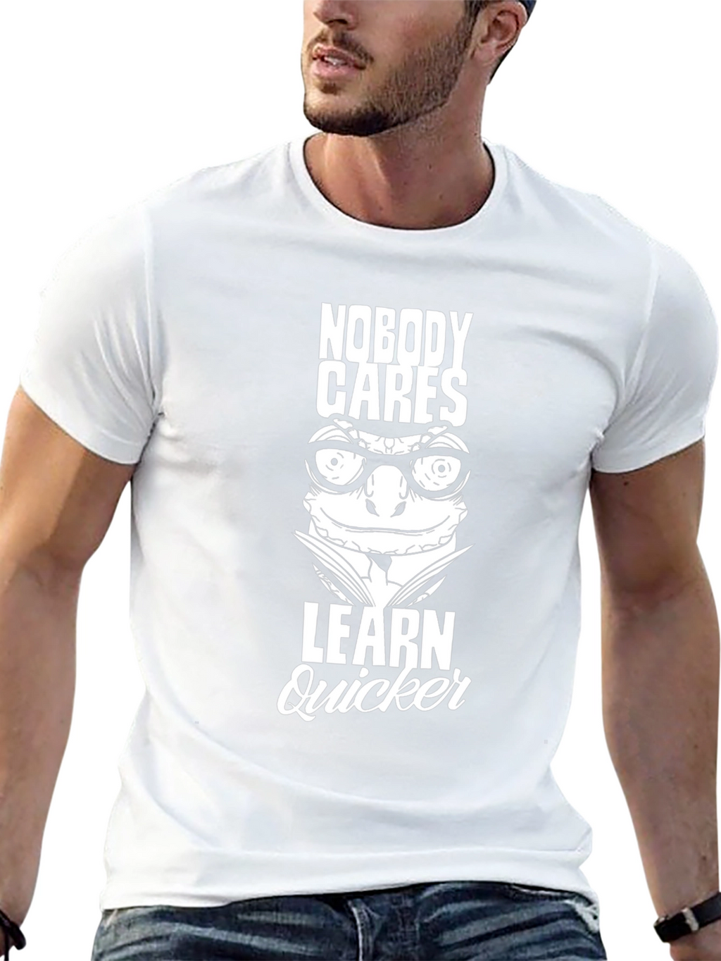 Nobody Cares Learn Quicker Graphic Tee