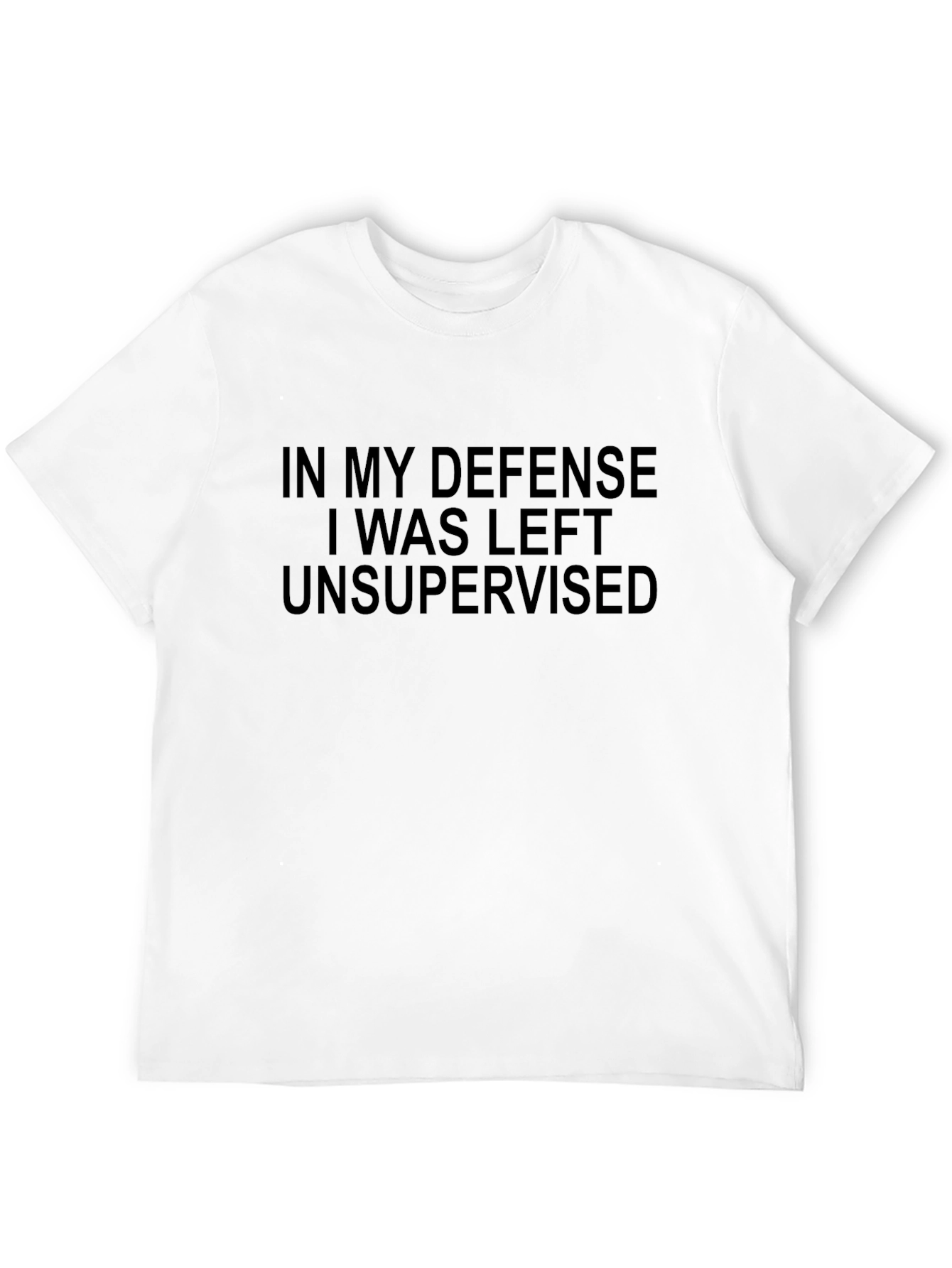 In My Defense Funny Graphic T-Shirt