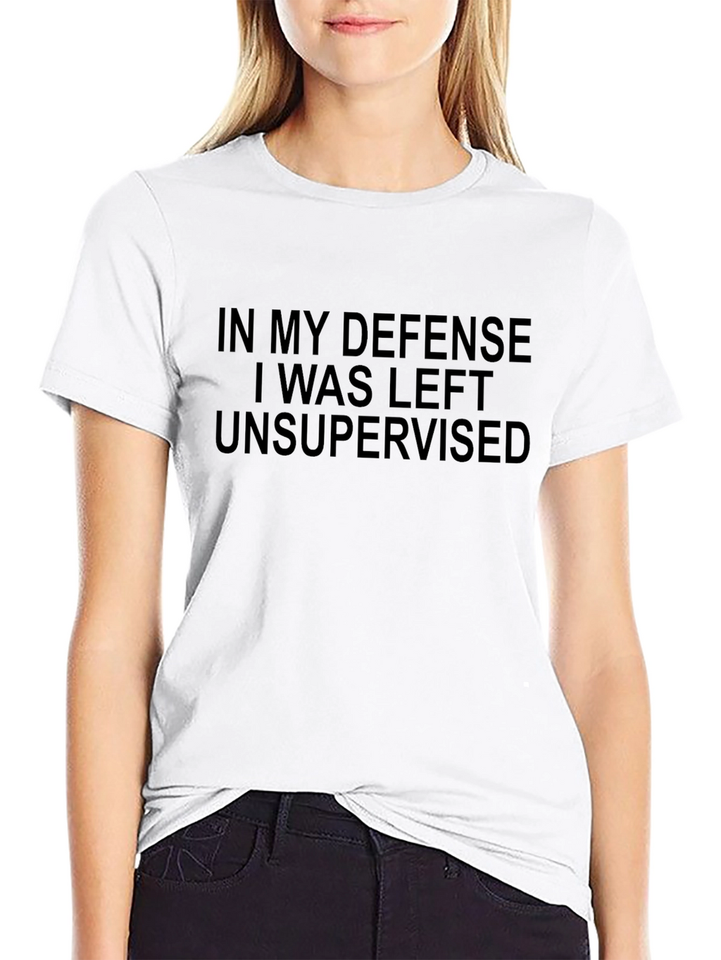 In My Defense Funny Graphic T-Shirt