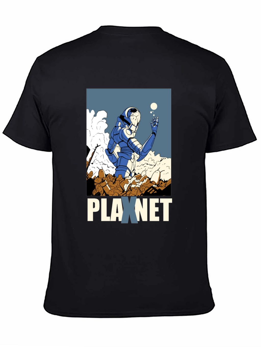 Plaxnet Graphic Tee - Sci-Fi Inspired Design