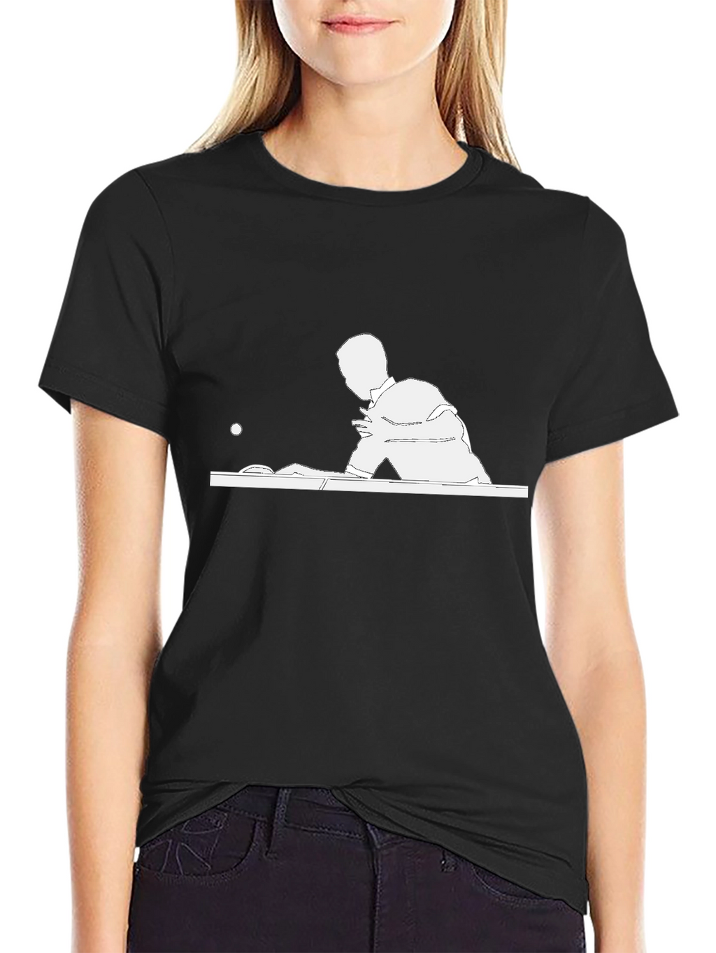 Pool Player T-Shirt - Black