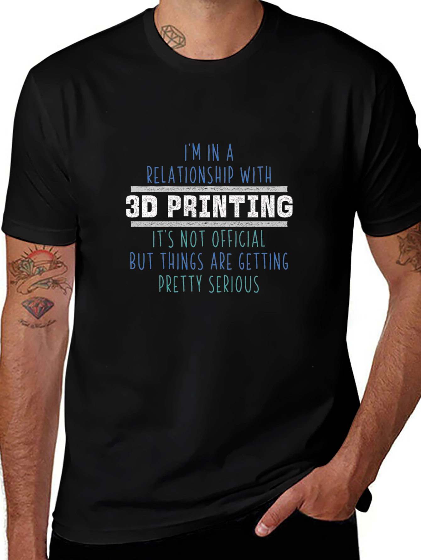 3D Printing Relationship T-Shirt - Geeky Hobbyist Tee
