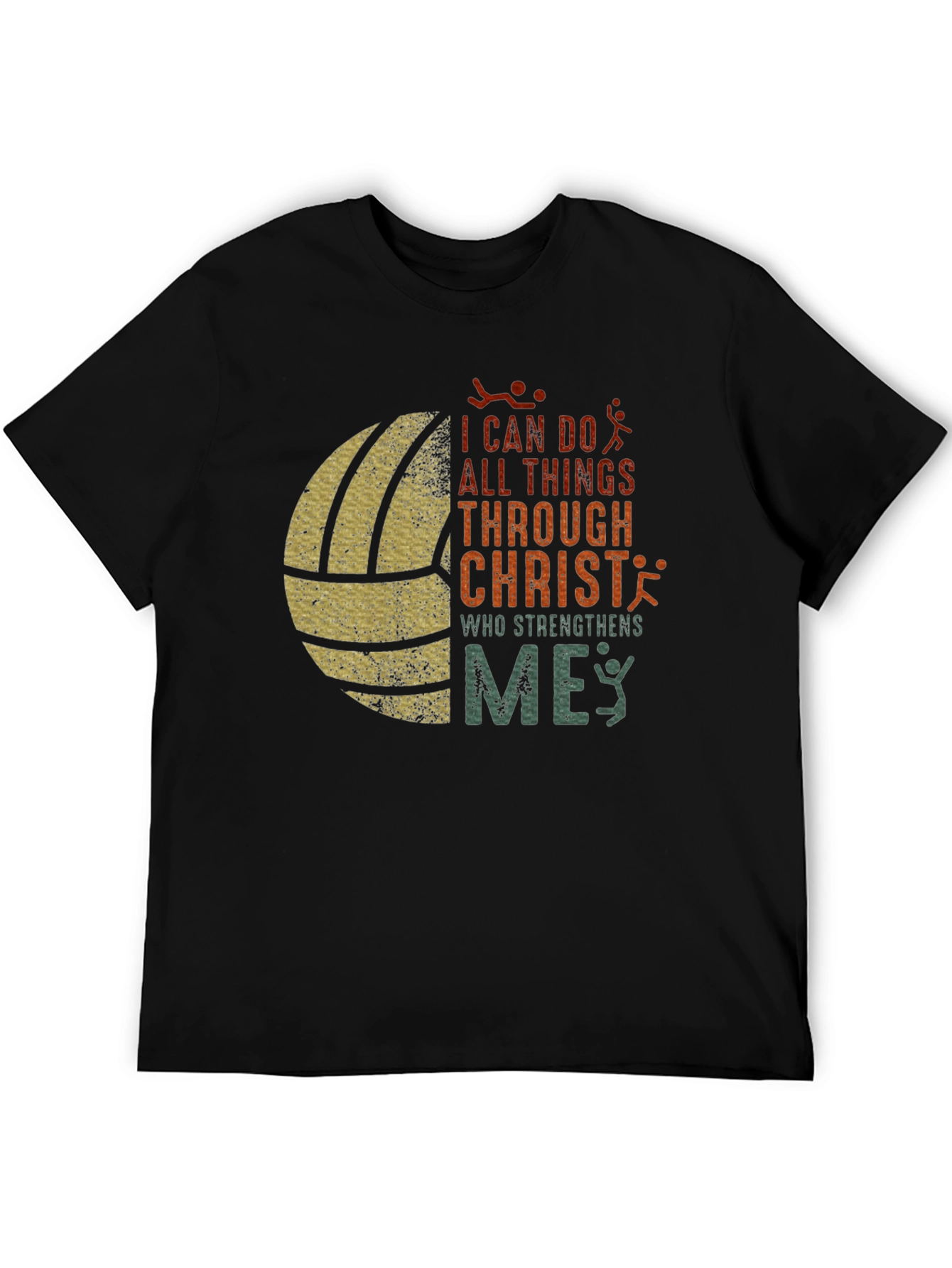 Volleyball Christian T-Shirt: I Can Do All Things