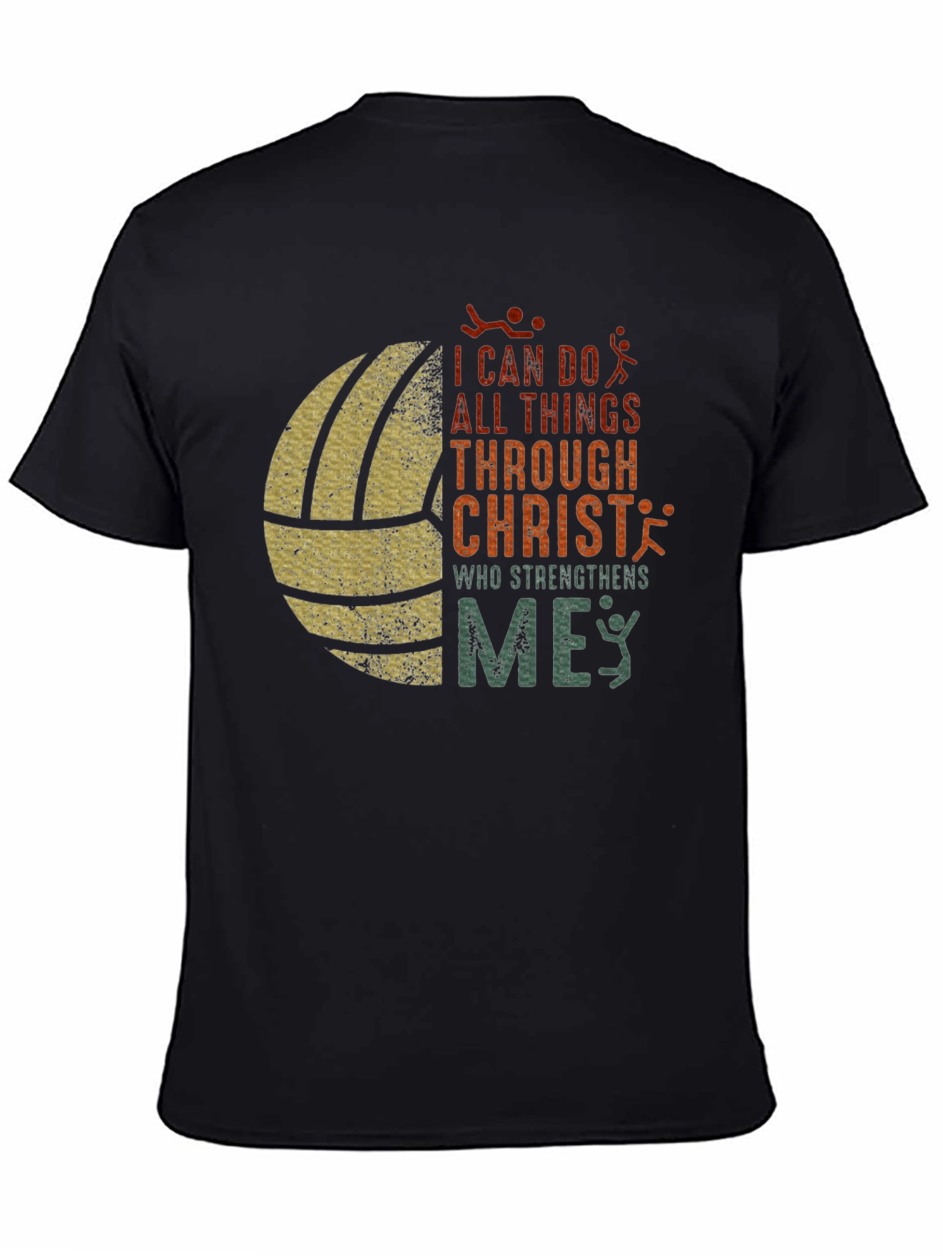 Volleyball Christian T-Shirt: I Can Do All Things
