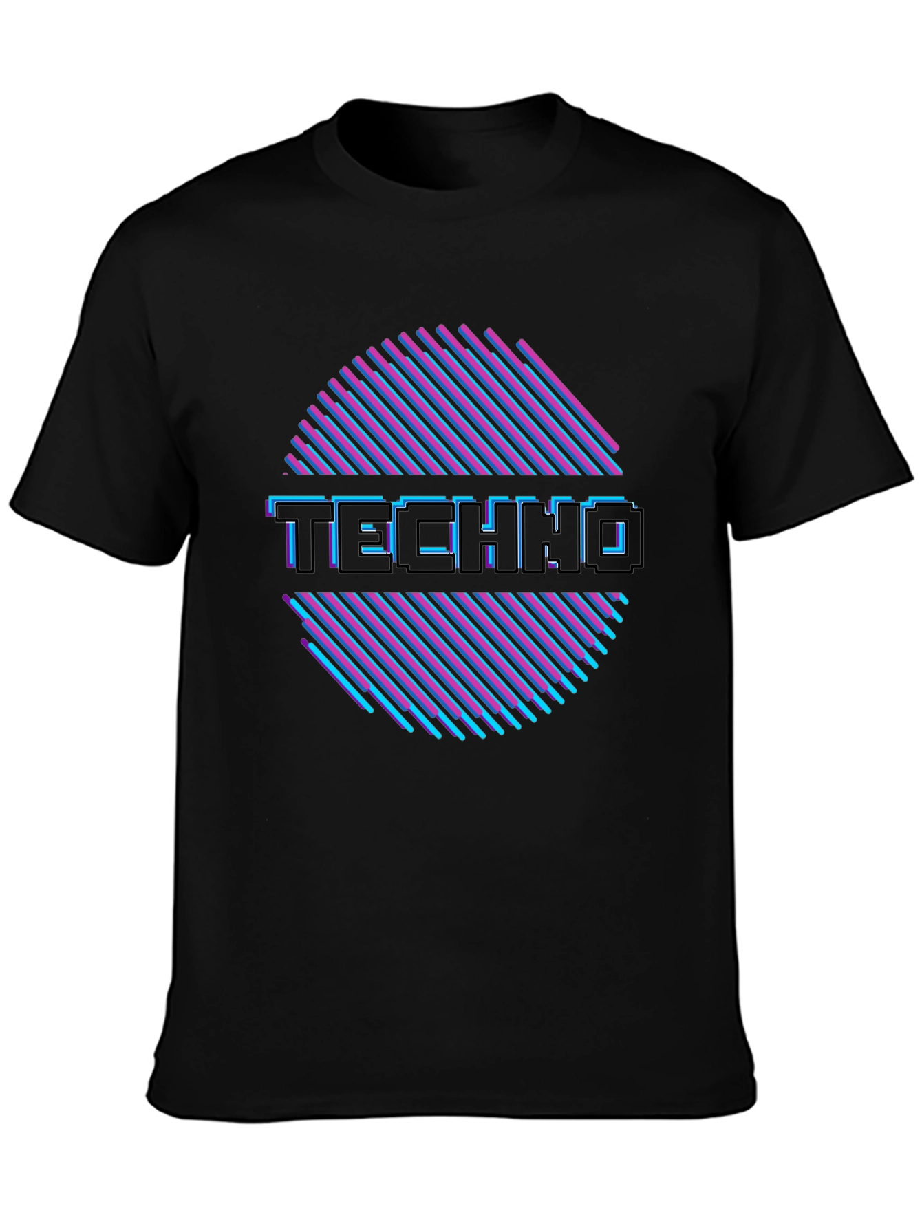 Retro Techno Music T-Shirt - Vintage 80s Style
