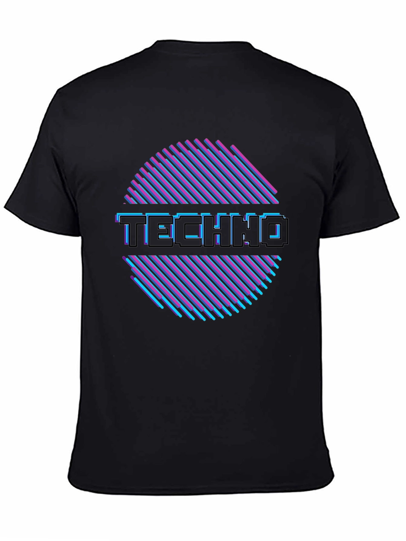Retro Techno Music T-Shirt - Vintage 80s Style
