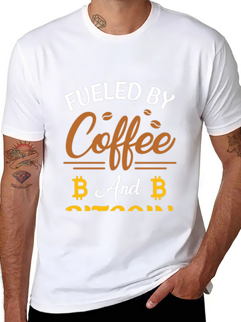 Fueled By Coffee and Bitcoin T-Shirt
