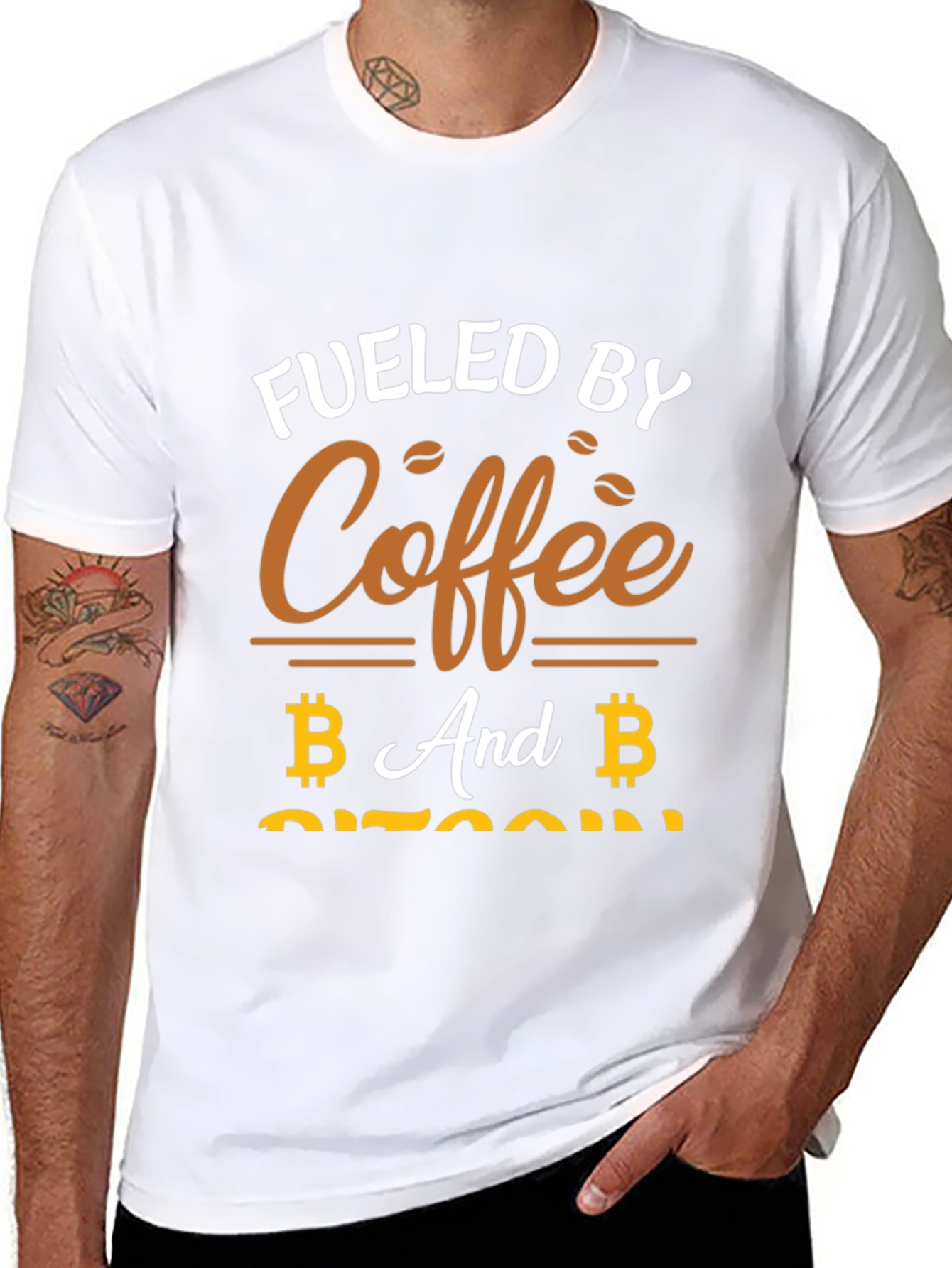 Fueled By Coffee and Bitcoin T-Shirt