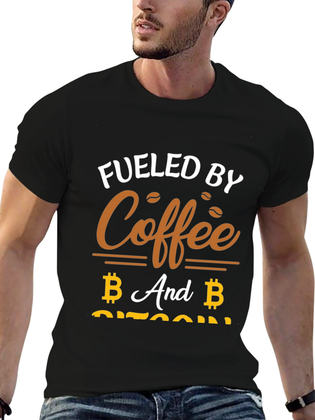 Fueled By Coffee and Bitcoin T-Shirt
