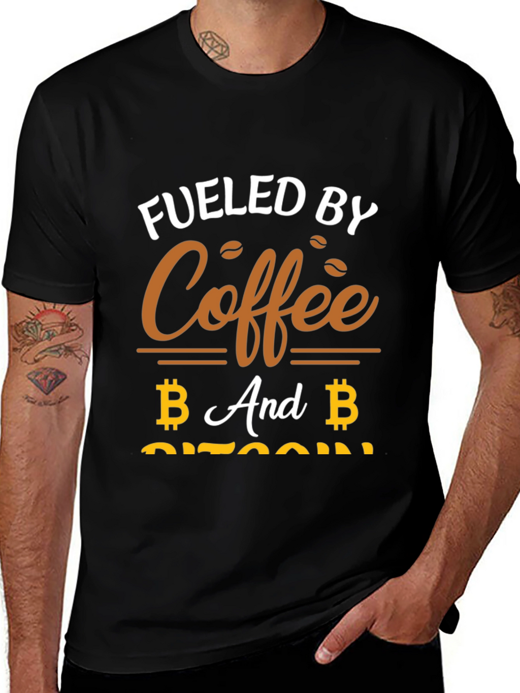 Fueled By Coffee and Bitcoin T-Shirt