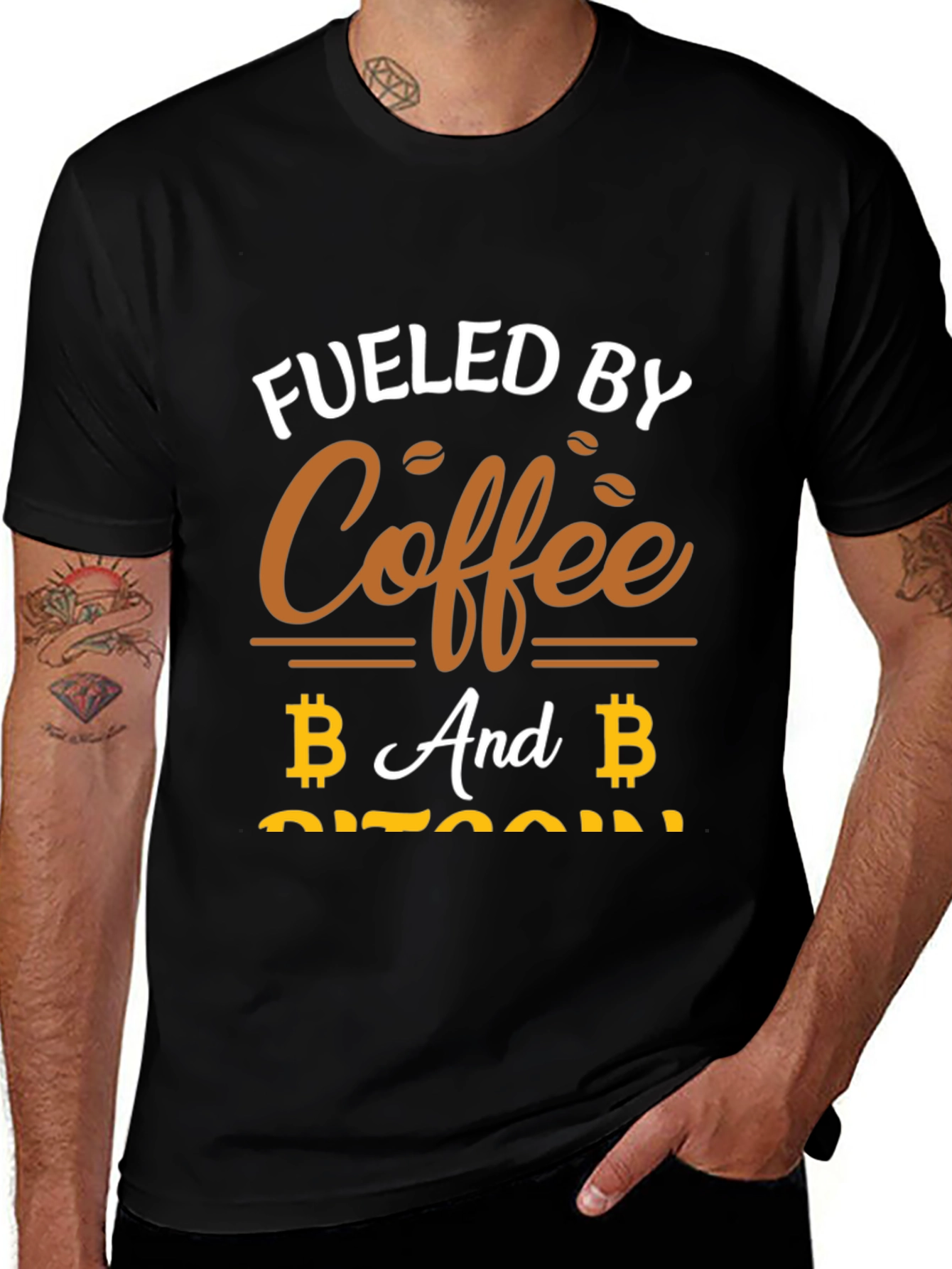Fueled By Coffee and Bitcoin T-Shirt