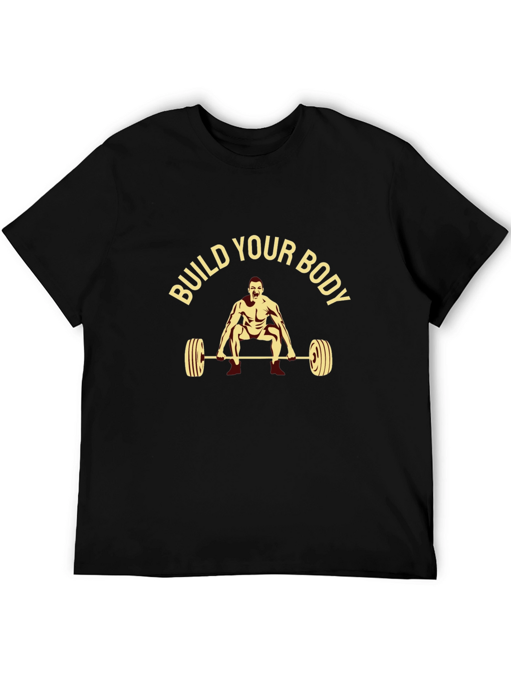 Build Your Body Graphic Tee - Black
