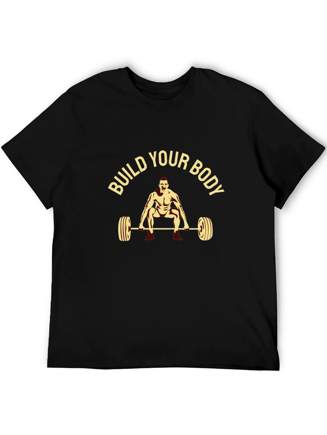 Build Your Body Graphic Tee - Black
