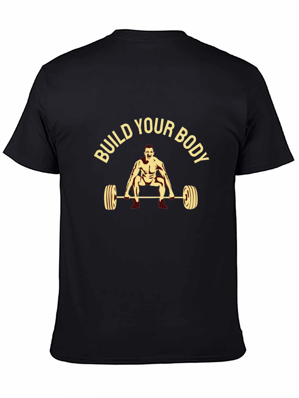 Build Your Body Graphic Tee - Black