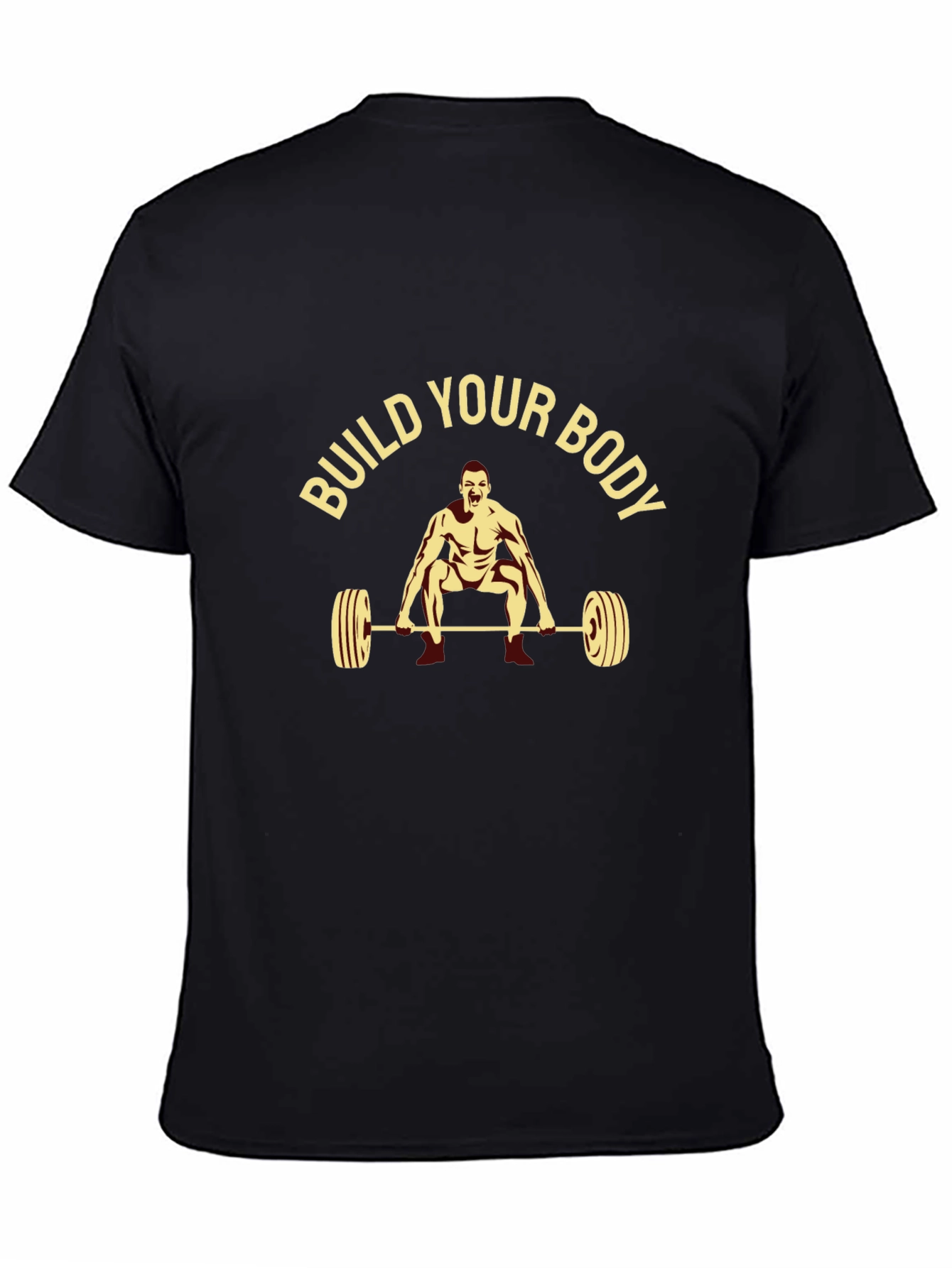 Build Your Body Graphic Tee - Black