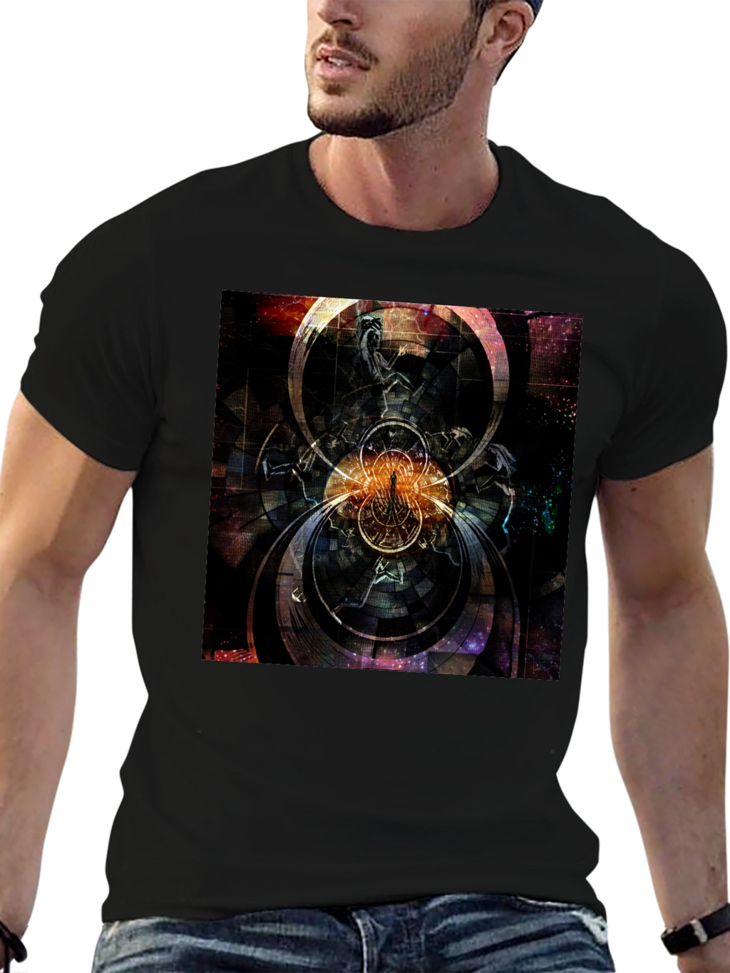 Abstract Time T-Shirt - Surreal Design