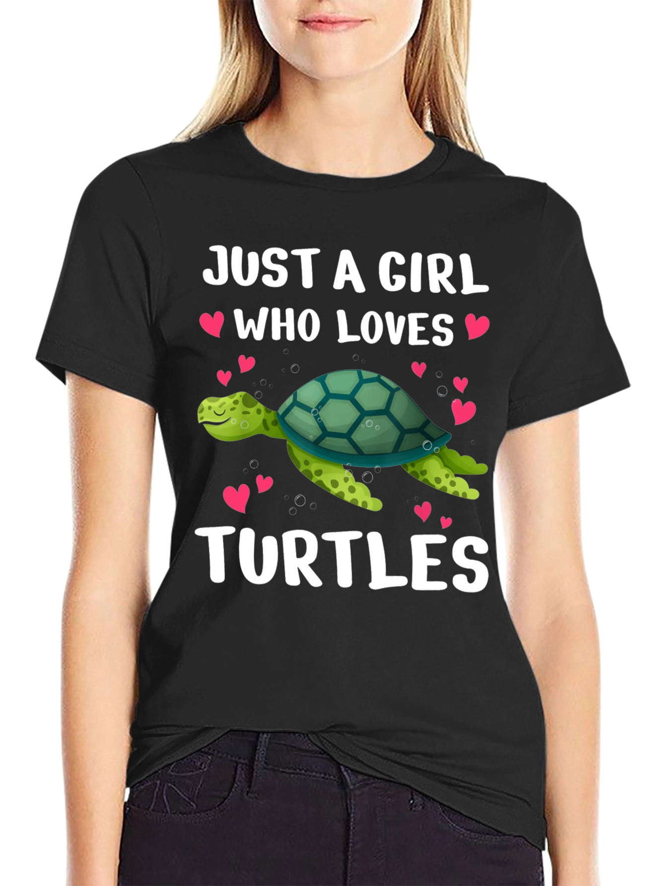 Just A Girl Who Loves Turtles T-Shirt