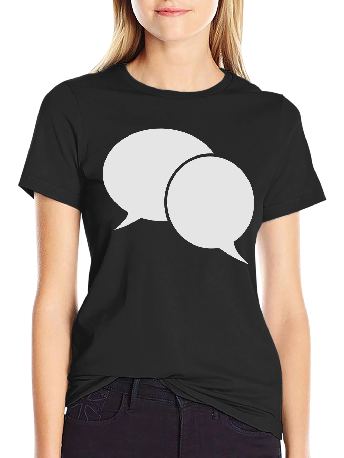 Conversation Bubble Graphic T-Shirt