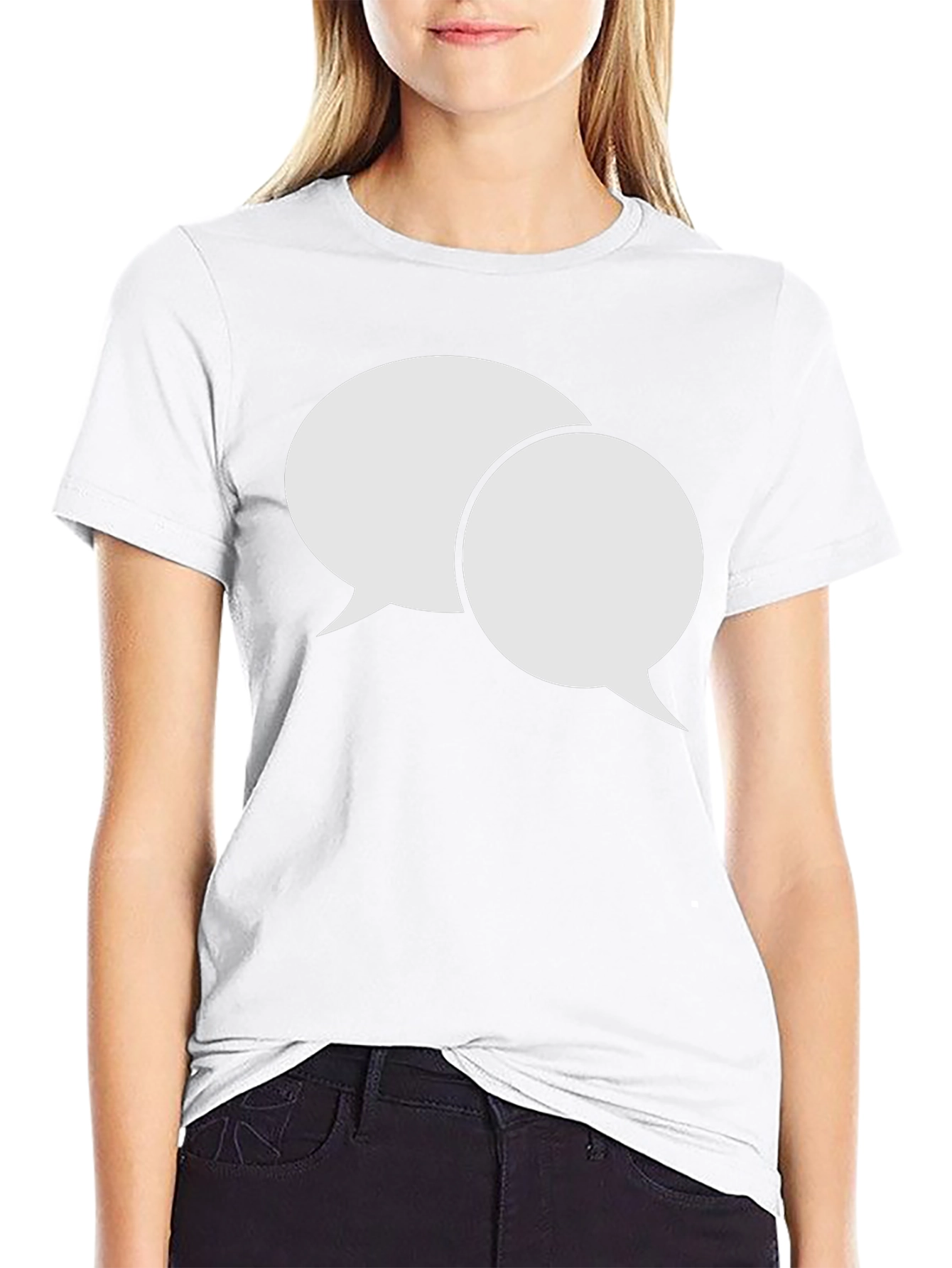 Conversation Bubble Graphic T-Shirt