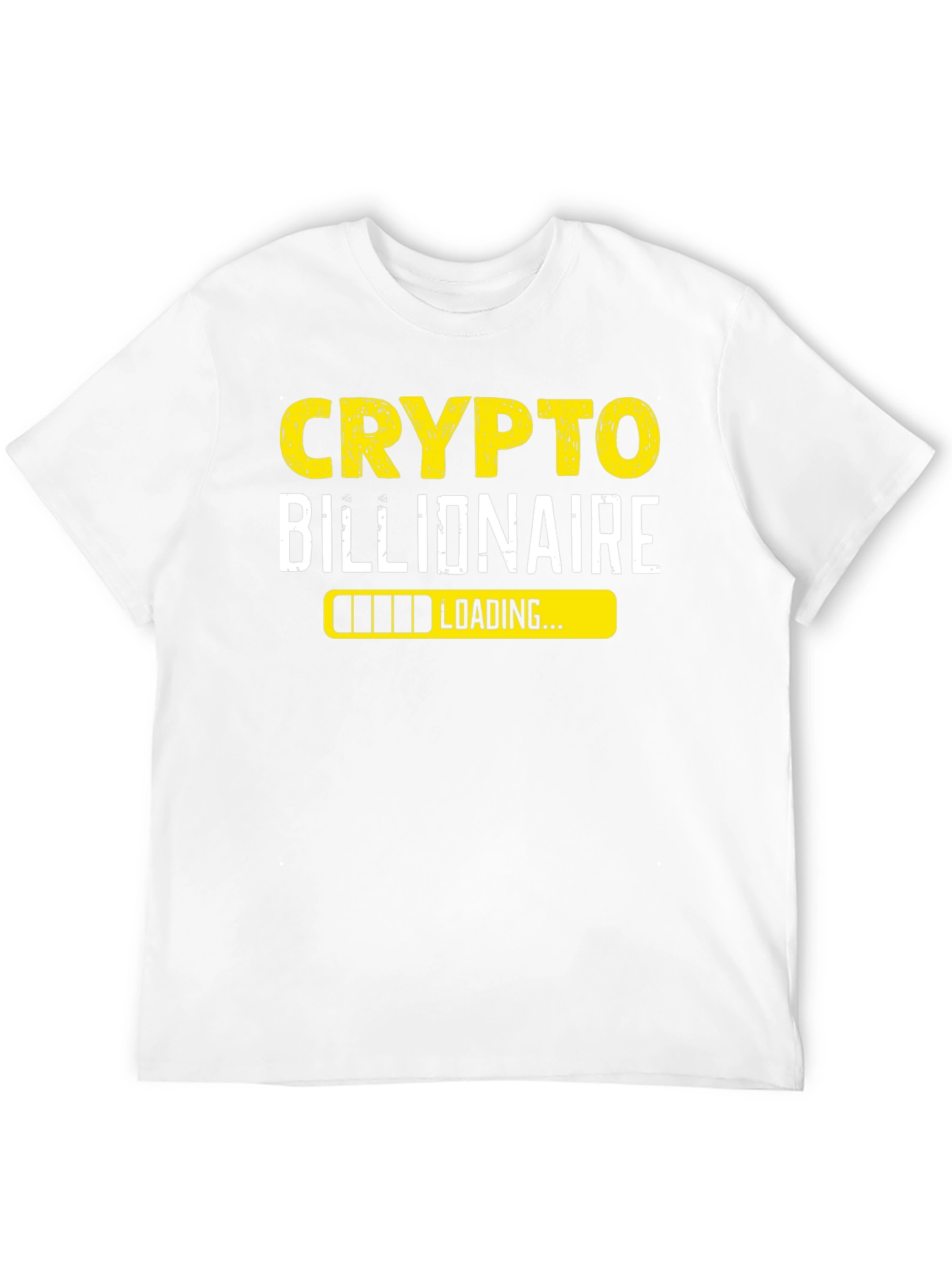 Crypto Billionaire Loading T-Shirt - Black