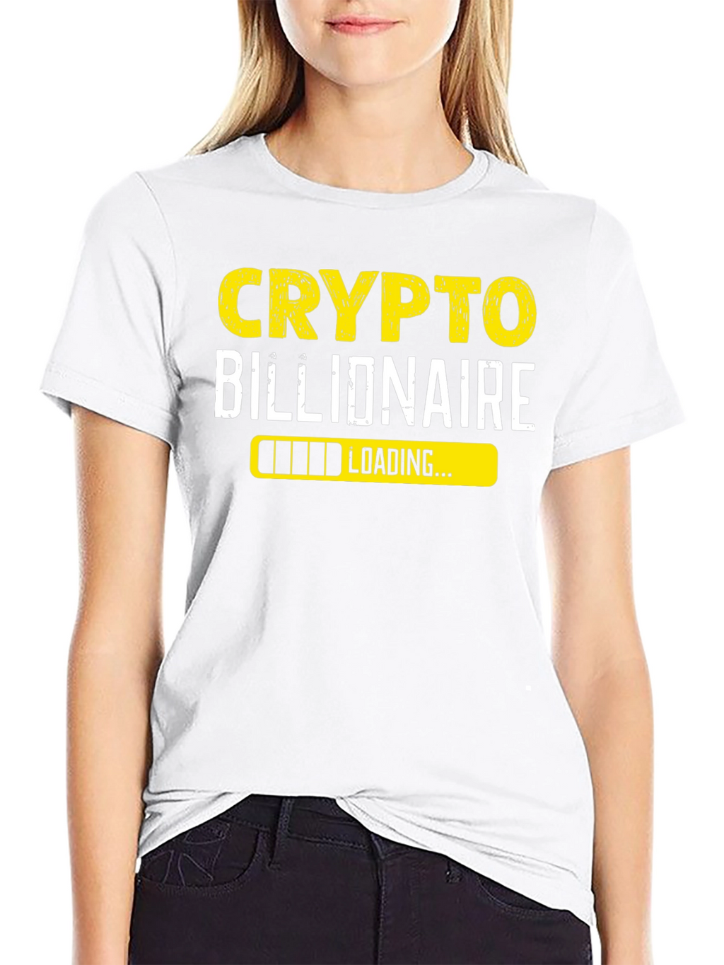 Crypto Billionaire Loading T-Shirt - Black