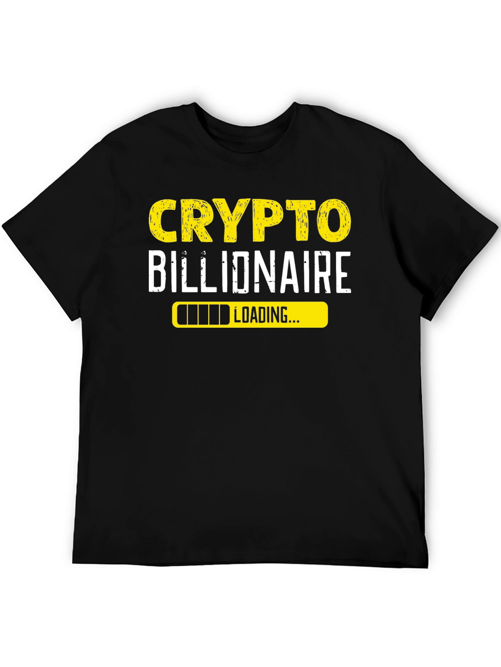 Crypto Billionaire Loading T-Shirt - Black