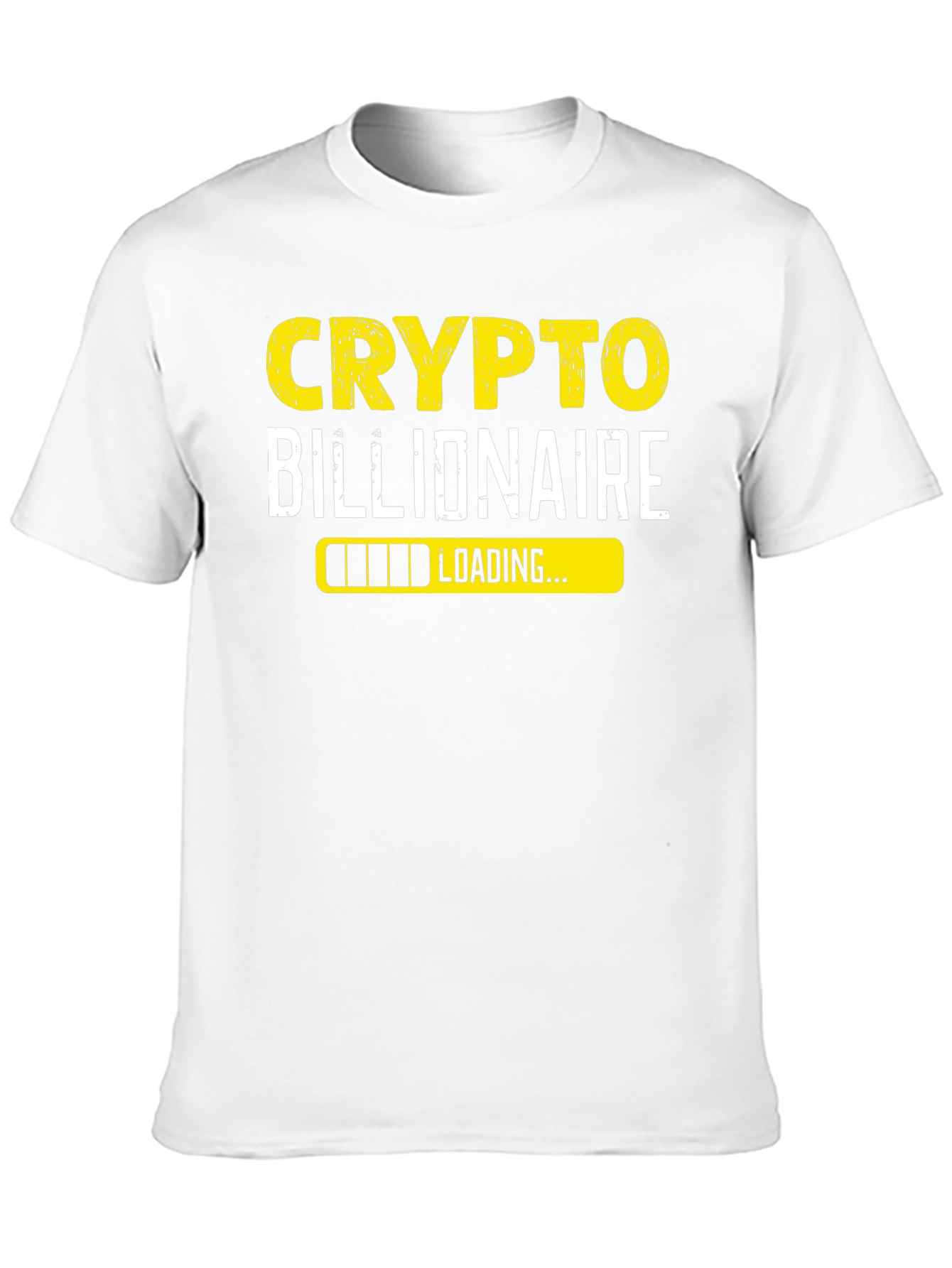 Crypto Billionaire Loading T-Shirt - Black