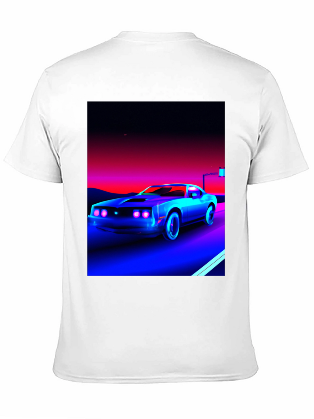 Retro Car Graphic Tee - Black