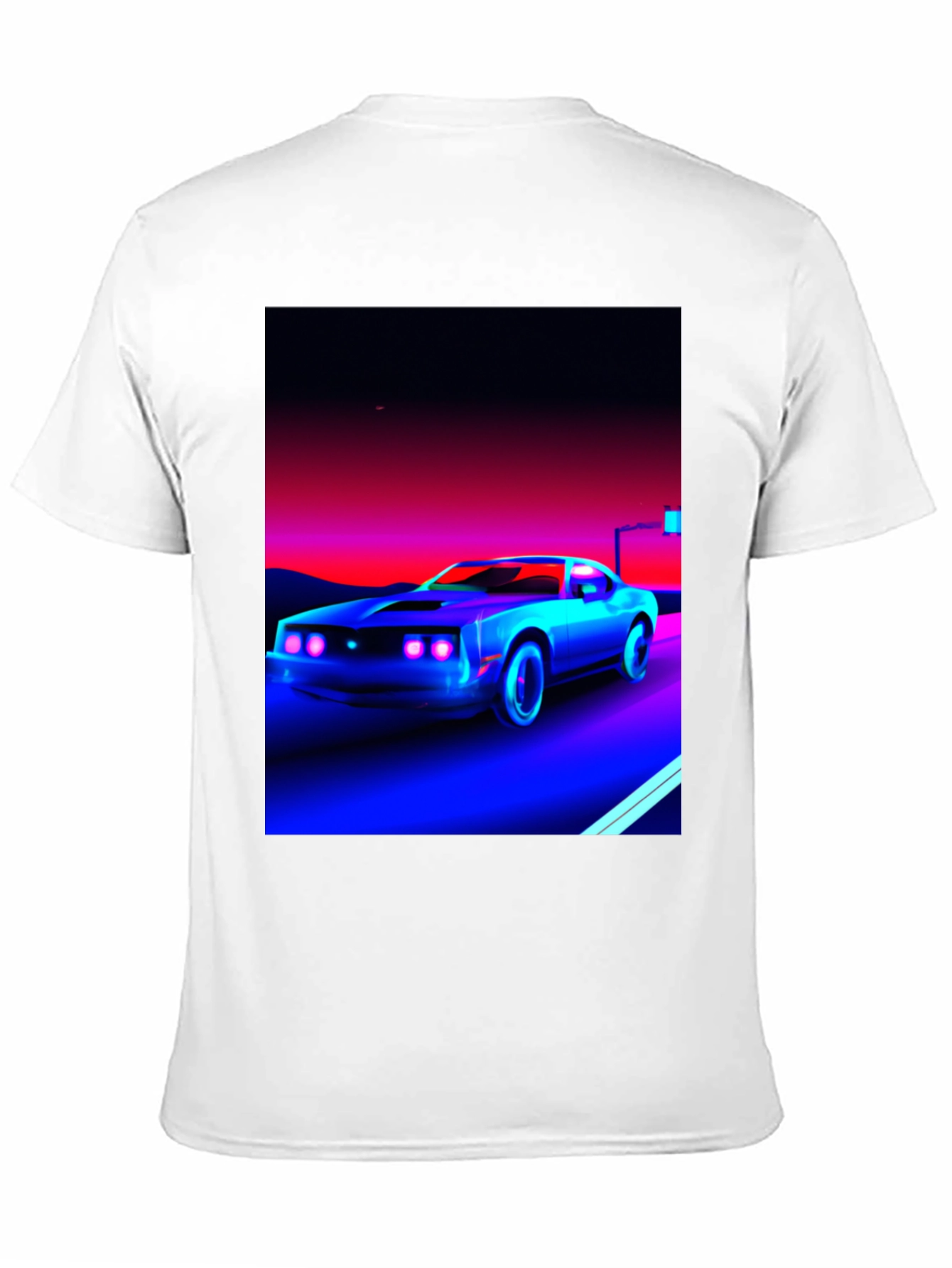 Retro Car Graphic Tee - Black